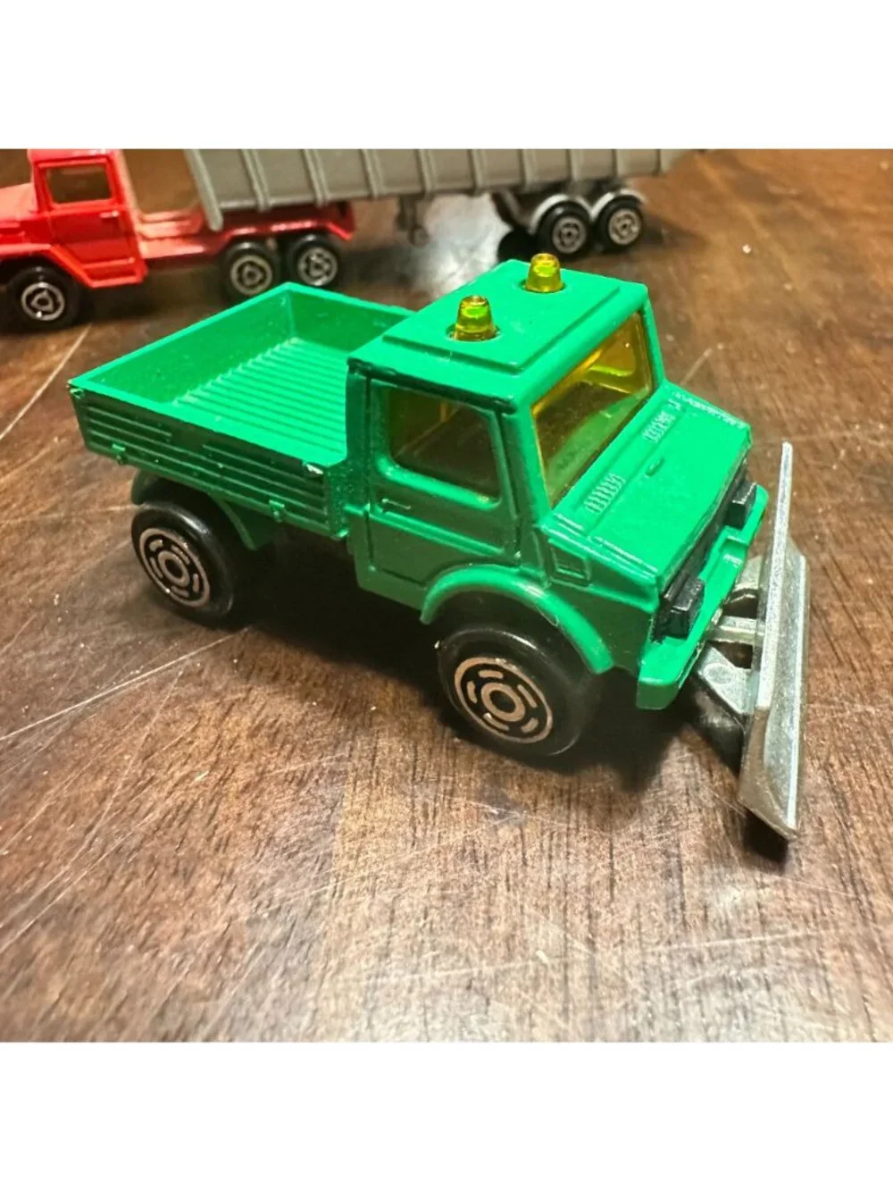 Two Vintage Majorette Die Cast Trucks  France